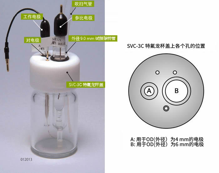 SVC-3C无氧型伏安电化学池