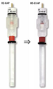 Reference electrode for alkaline solution